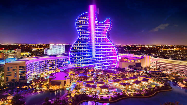 You Can Swim Up to Your Hotel Room at Seminole Hard Rock Hotel & Casino Hollywood